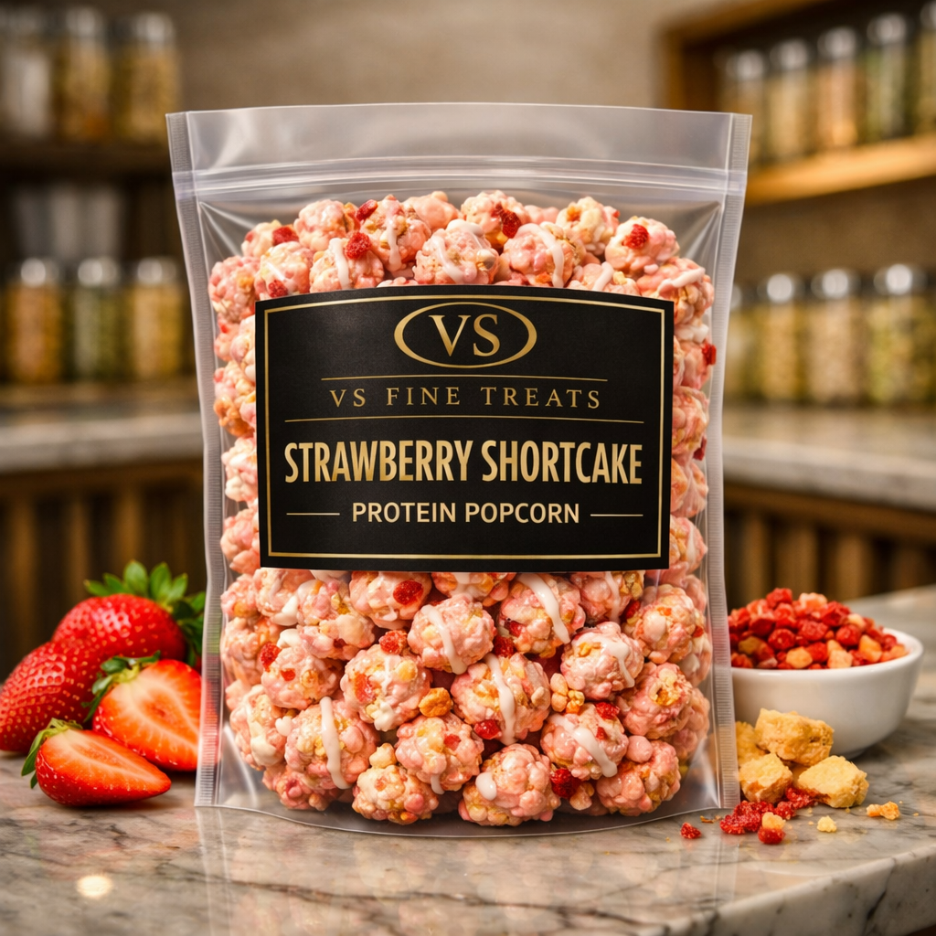 š Strawberry Shortcake Protein Popcorn