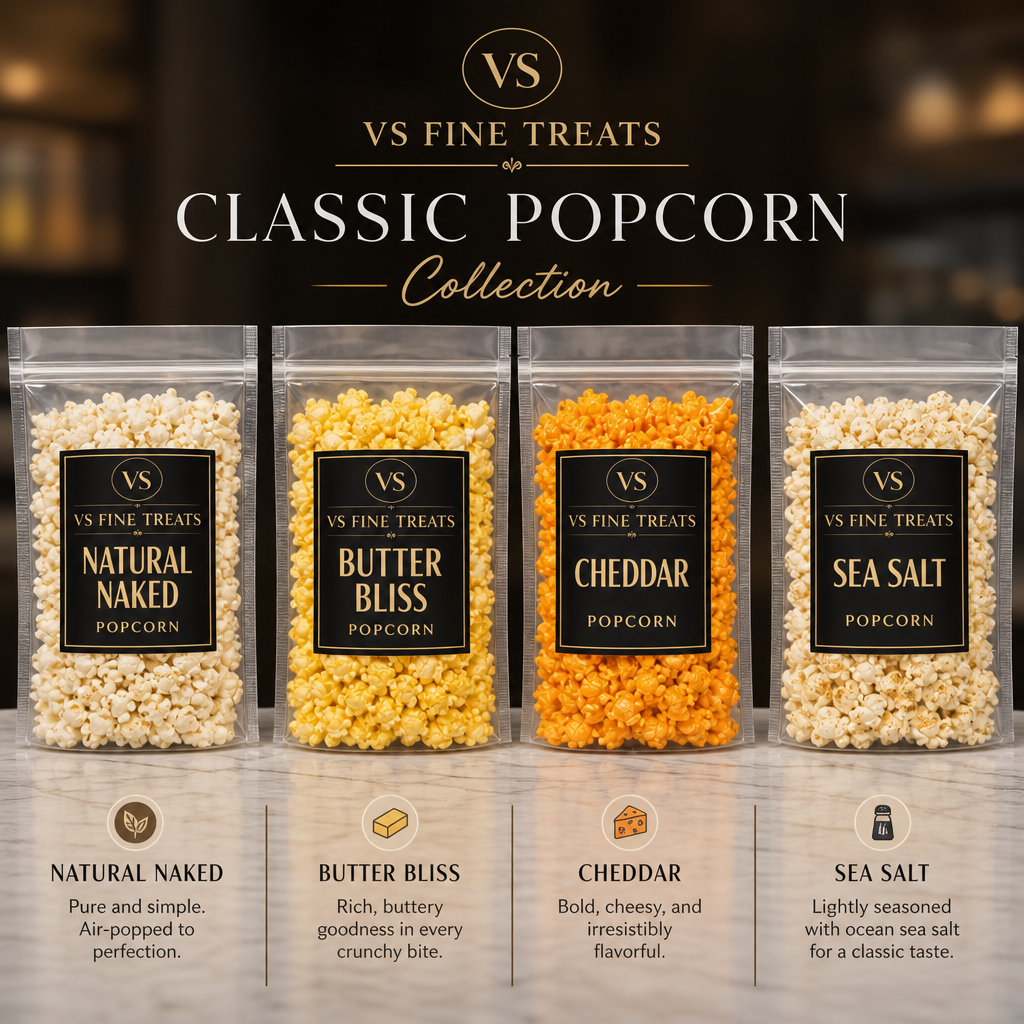 Classic Popcorn Tier Flavors