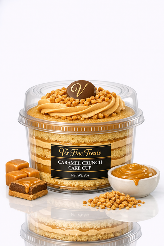 Caramel Crunch Cake Cup