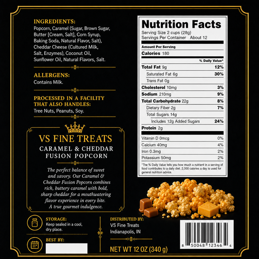 Caramel & Cheddar Fusion (V's Style Chicago Mix)