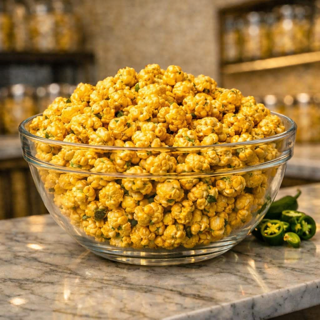 Kickin’ Jalapeño Popcorn
