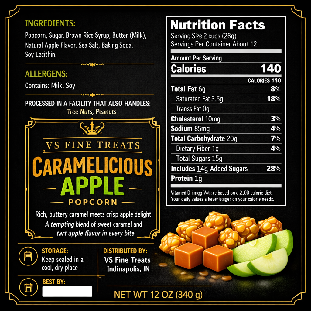 Caramelicious Apple Popcorn
